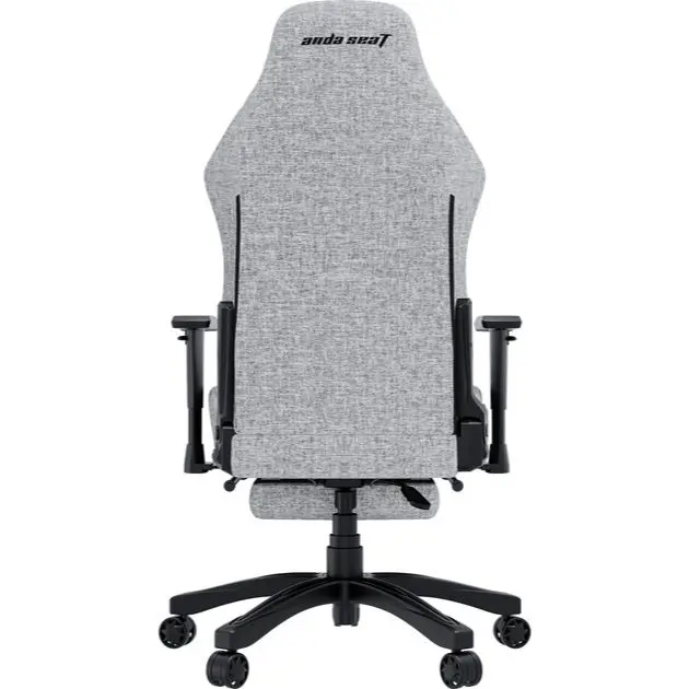 AndaSeat Luna Pro Ergonomic Gaming Chair with Footrest – Grey Fabric whilegeek