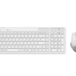 A4Tech FB2800C Air2 Wireless Keyboard & Mouse Combo | Bluetooth & 2.4G Rechargeable