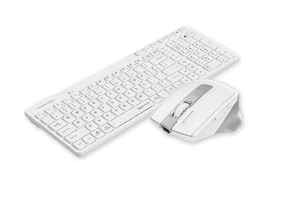 A4Tech FB2800C Air2 Wireless Keyboard & Mouse Combo | Bluetooth & 2.4G Rechargeable