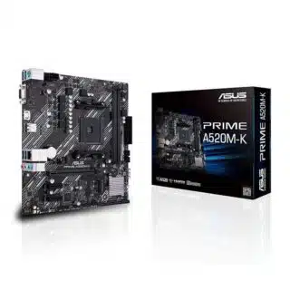 Asus Prime A520M-K AMD AM4 DDR4 microATX Motherboard