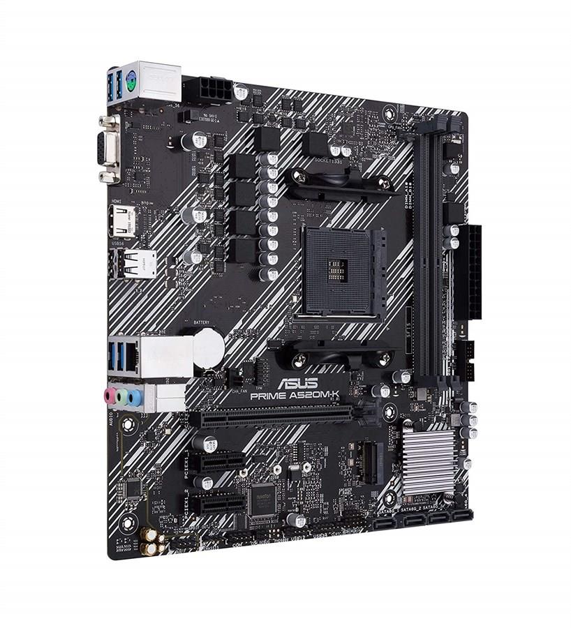 Asus Prime A520M-K AMD AM4 DDR4 microATX Motherboard