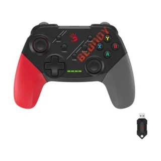 Bloody GPW50 Dual Mode Wireless & Wired Gaming Gamepad – Sports Red