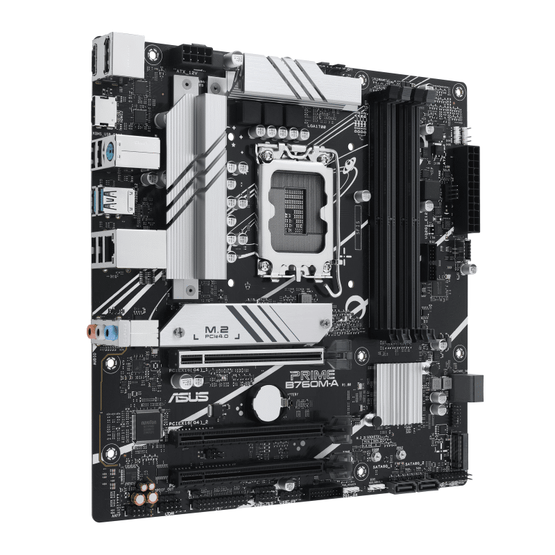 ASUS PRIME B760M-A DDR5 Intel B760 LGA1700 Micro-ATX Motherboard | 12th/13th/14th Gen