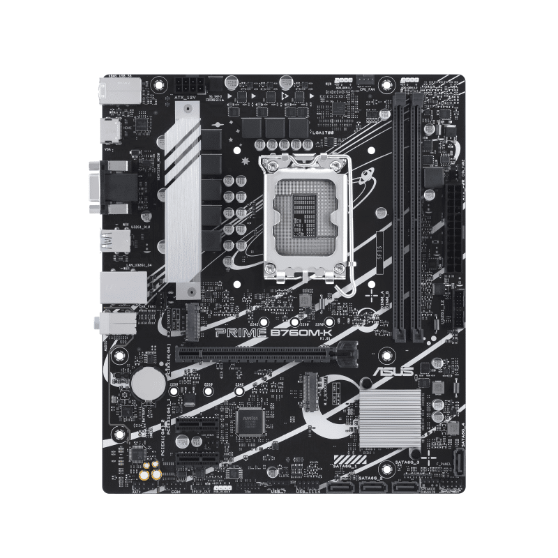 ASUS PRIME B760M-K DDR5 Intel B760 LGA1700 Micro-ATX Motherboard | 12th/13th/14th Gen
