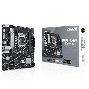 ASUS PRIME B760M-K DDR5 Intel B760 LGA1700 Micro-ATX Motherboard | 12th/13th/14th Gen