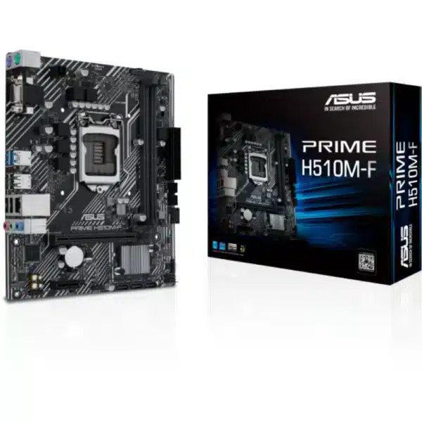 ASUS PRIME H510M-F D4 Intel H510 LGA1200 Micro-ATX Motherboard | DDR4, PCIe 4.0