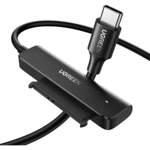 UGREEN USB-C to SATA Hard Drive Adapter 70610 | USB 3.1 Gen 1 to 2.5" SATA SSD/HDD Converter with UASP