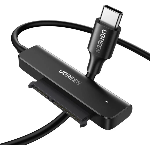 UGREEN USB-C to SATA Hard Drive Adapter 70610 | USB 3.1 Gen 1 to 2.5" SATA SSD/HDD Converter with UASP