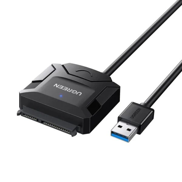 UGREEN USB-A to SATA Hard Drive Adapter 20611 | USB 3.0 to 2.5" & 3.5" SATA HDD/SSD Converter with UASP
