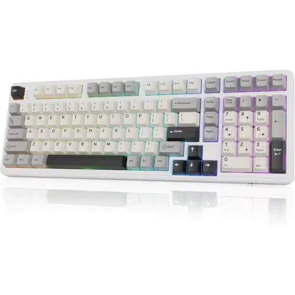 ATTACK SHARK X98 Tri-Mode Wireless Mechanical Gaming Keyboard | RGB, Hot-Swappable, 98-Key