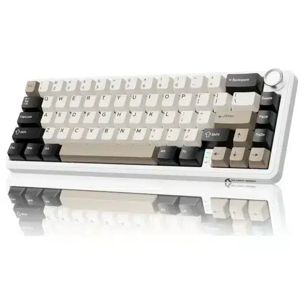 ATTACK SHARK X66 Tri-Mode Wireless Mechanical Gaming Keyboard | RGB, Hot-Swappable, 66-Key